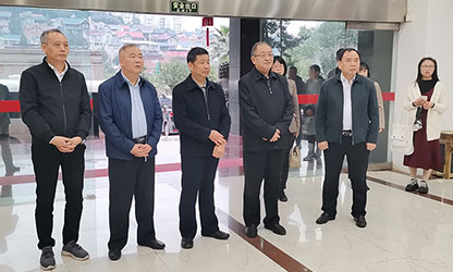 福建省政協(xié)副主席、省工商聯(lián)主席王光遠(yuǎn)一行視察虹潤(rùn)公司